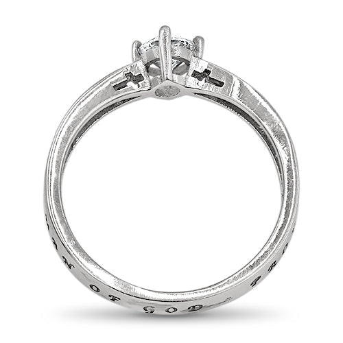 True Love Waits Riser CZ Solitaire Ring 500X500 3