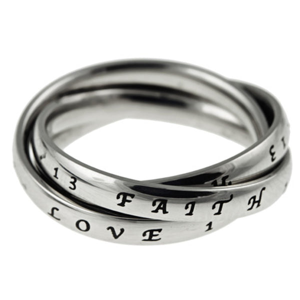 interlocking ring 1 Corinthians 13:13