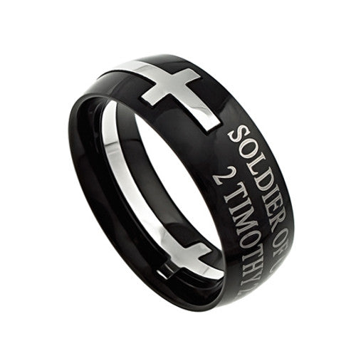 Bible Verse Ring for Christian Men