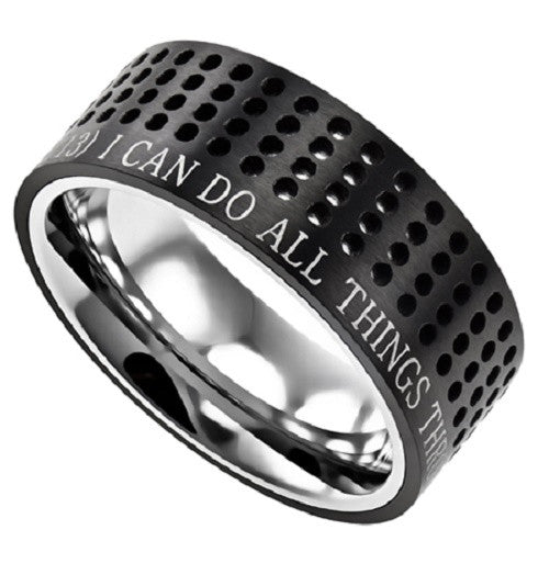 Christ My Strength Philippians Ring