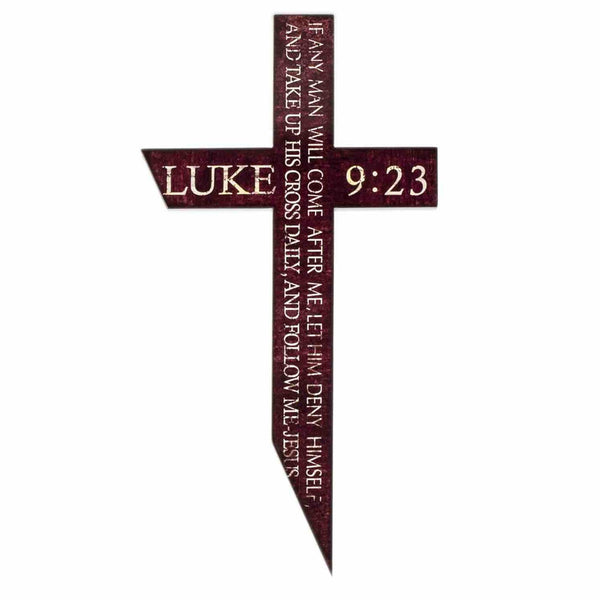 Christian Cross Deco Take Up His Two Edged Sword