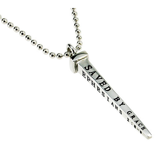 Bible Quote Necklace Ephesians 2:8 9