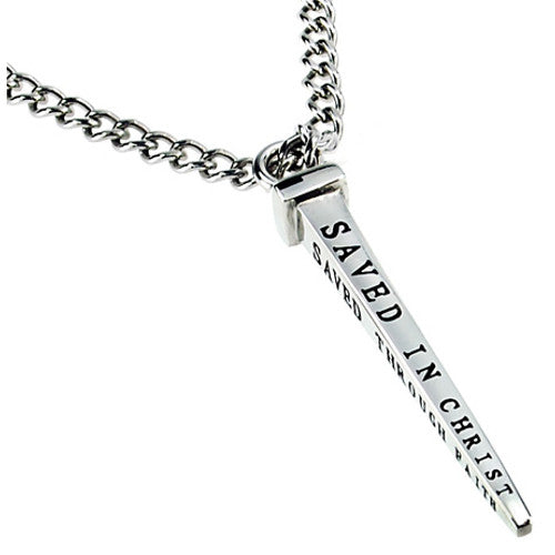 Bible Quote Necklace Ephesians 2:8 9