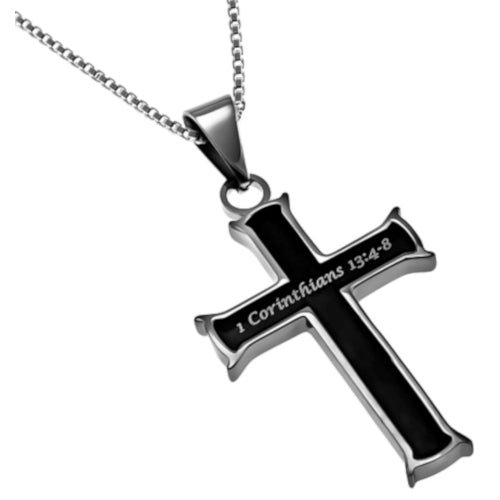 1 Corinthians 13 Religious Necklace