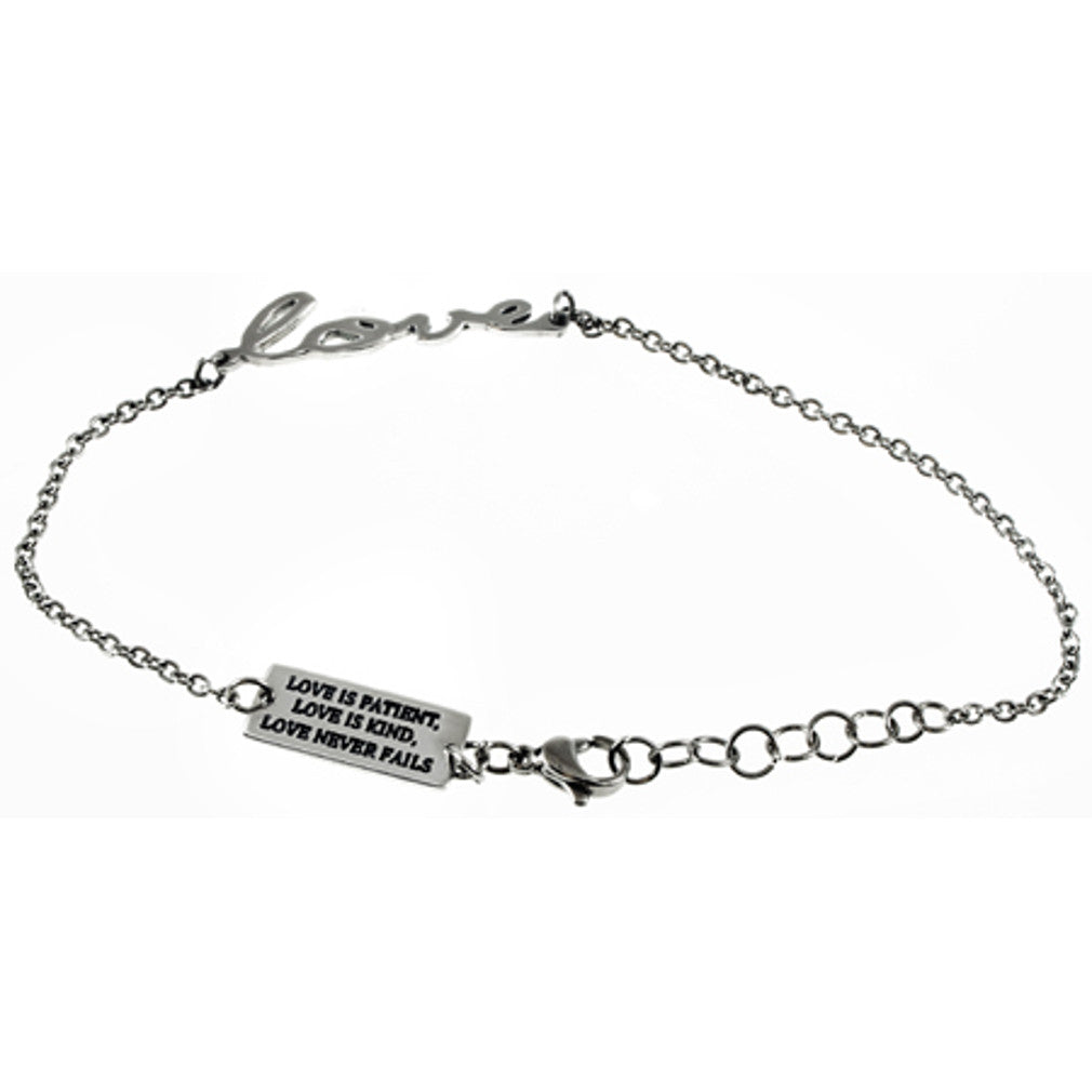 Love 1 Corinthians 1348 Bracelet