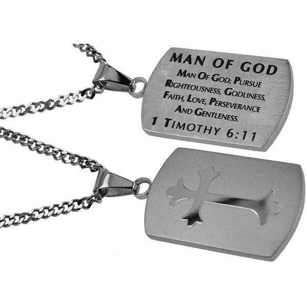 Man Of God 1 Timothy Necklace