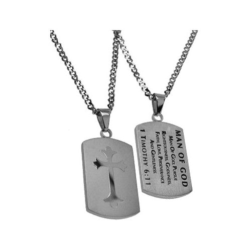 Man Of God 1 Timothy Necklace