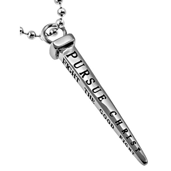 Cross Nail Necklace Man of God