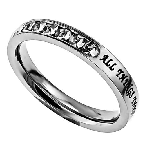 Philippians 4:13 Ring For Women