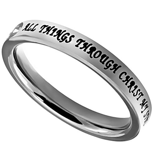Philippians 4:13 Ring for Women 2