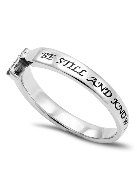 Psalm 4610 Ring Cross Be Still