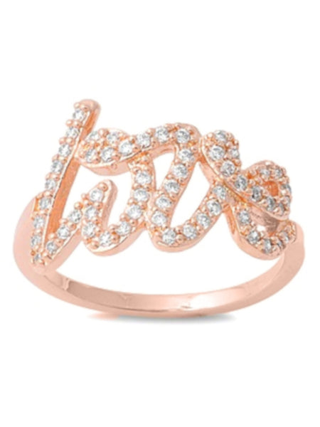 Rose Gold Love Ring