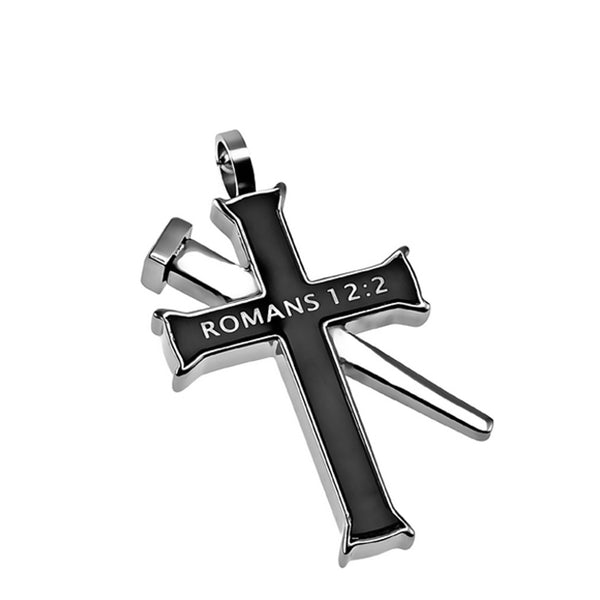 Romans 122 Transformed Back Necklace