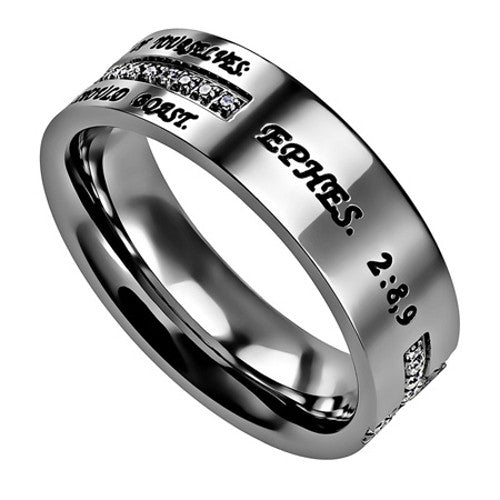 Amazing Grace Cross Ring