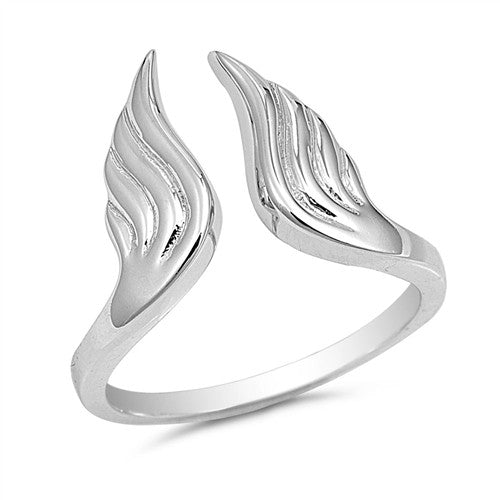 Sterling Silver Angel Ring for Girls