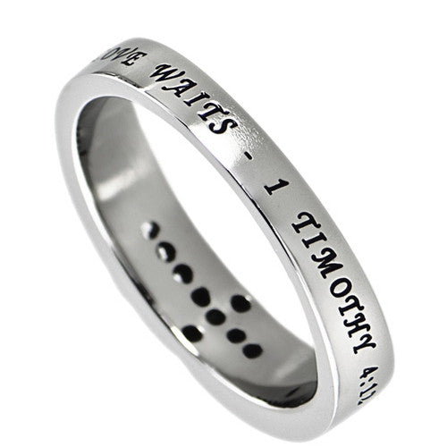 True Love Waits 1 Timothy Ring