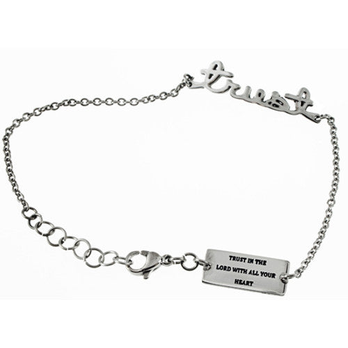Proverbs 3:5 Bracelet Christian