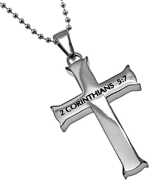 Walk By Faith 2 Corinthians Necklace