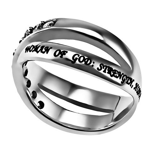 Woman Of God Proverbs Ring