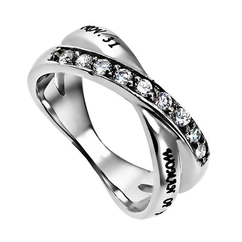 Woman Of God Proverbs Ring