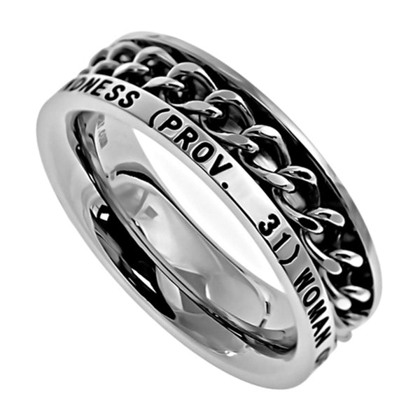 Woman Of God Proverbs Ring