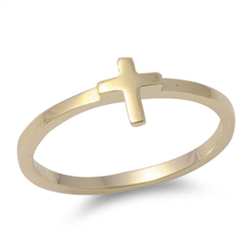 Sterling Silver Gold Plated Ring