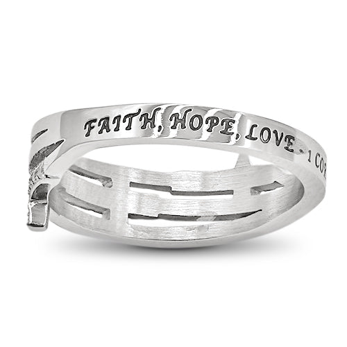 Faith Hope Love Ring Trinity Cross 1 Corinthians 13:13 500X500 2
