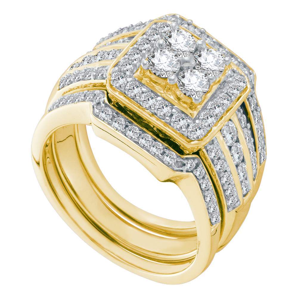 14kt Yellow Gold Filled Cross CZ Church Wedding Band For Women – Stylish Party Ring Available Sizes 6-10