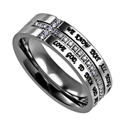 All Things Work Together For Good Scripture Ring
