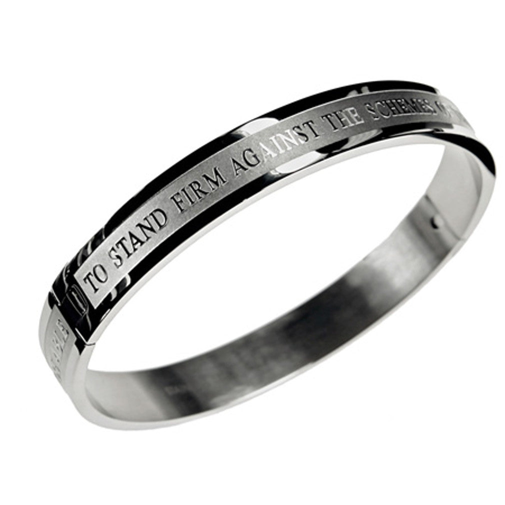 Trust God Personalized Sterling Silver Bracelet Silver Cuff for men - Nadin  Art Design - Personalized Jewelry