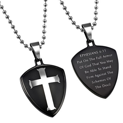 Armor Of God Necklace Shield of Faith