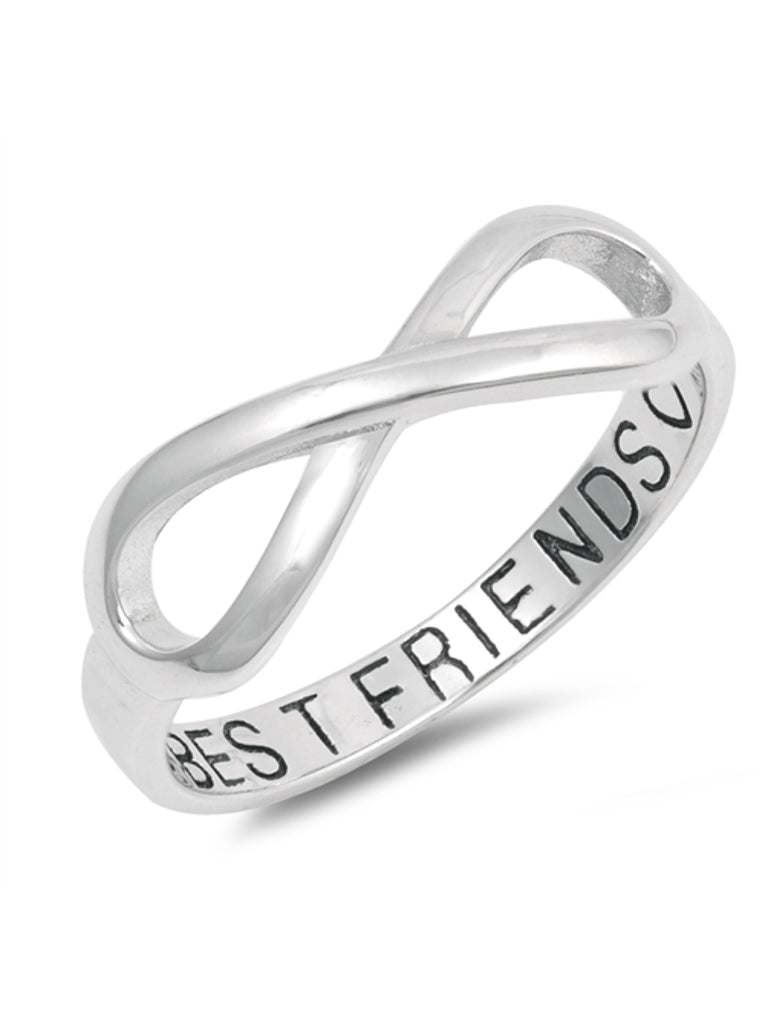 Buy To My Best Friend Highs and Lows Double Wave Ring, Sterling Silver Ring  Women, Sister Birthday Gift, Friendship Gift,bridesmaid Gift for Her Online  in India - Etsy