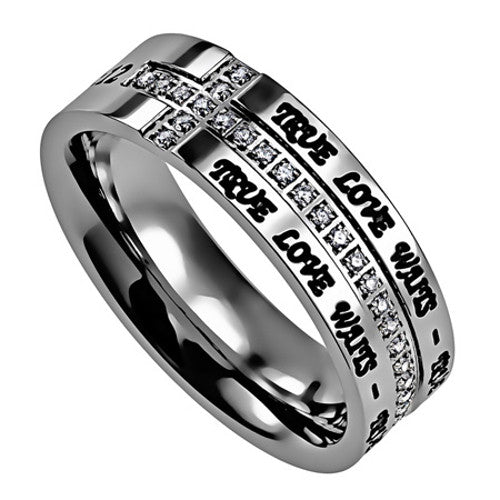 Flash Sale- Best Love Rings- Rare Coffin Cut Moissanite 14k Gold Gothic Ring  Set from Black Diamonds New York