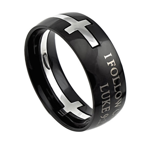 Men's Christian Ring Religious