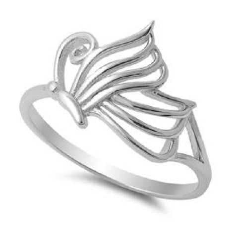 Butterfly Wings Ring, 925 Sterling Silver, Christian Inspired Jewelry
