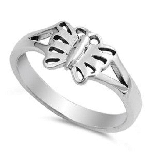 Classy Butterfly Ring, 925 Sterling Silver, Christian Inspired Jewelry