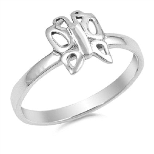 Everyday Butterfly Ring, Sterling Silver, Christian Inspired Jewelry