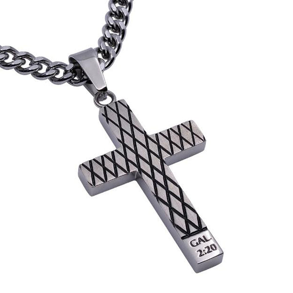 Galatians 2:20 Cross Chain Pendant