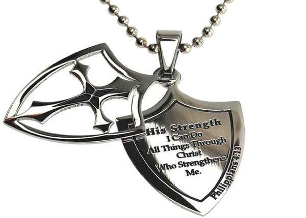 His Strength Phil Necklace