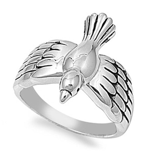 Brass Dove Ring, Christian Inspired with Jewelry Gift Box