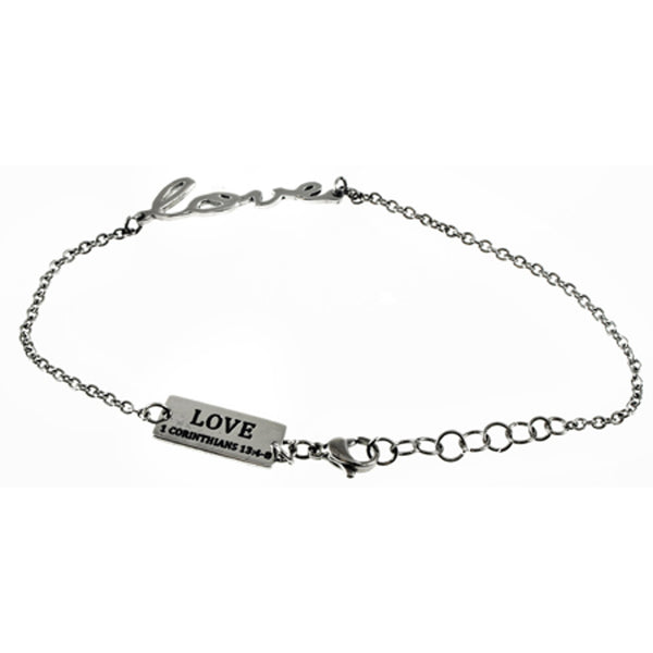 Love 1 Corinthians 1348 Bracelet
