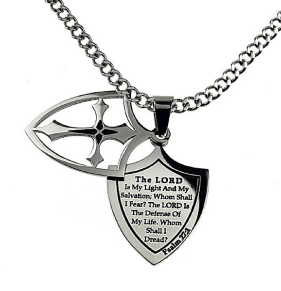 The Lord Is My Light Psa Necklace