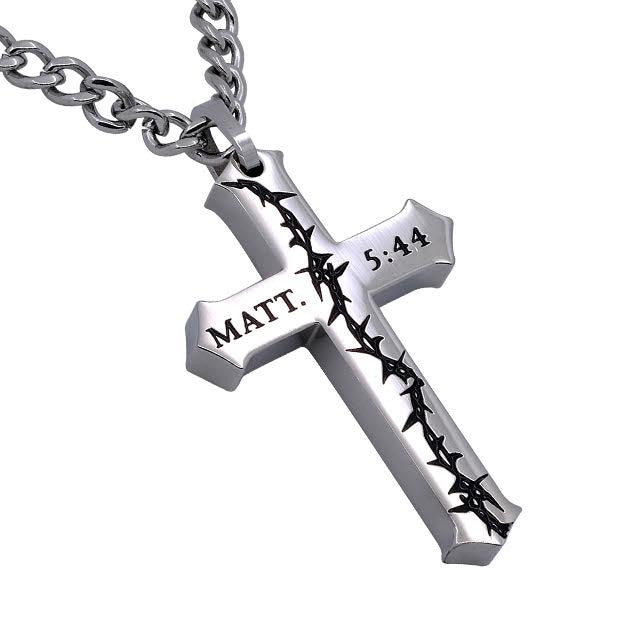 Matthew 5:44 Love Your Enemies Necklace