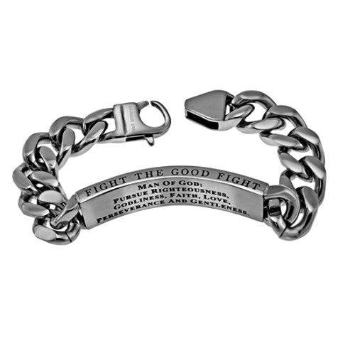 Stainless Steel Christian Bracelet