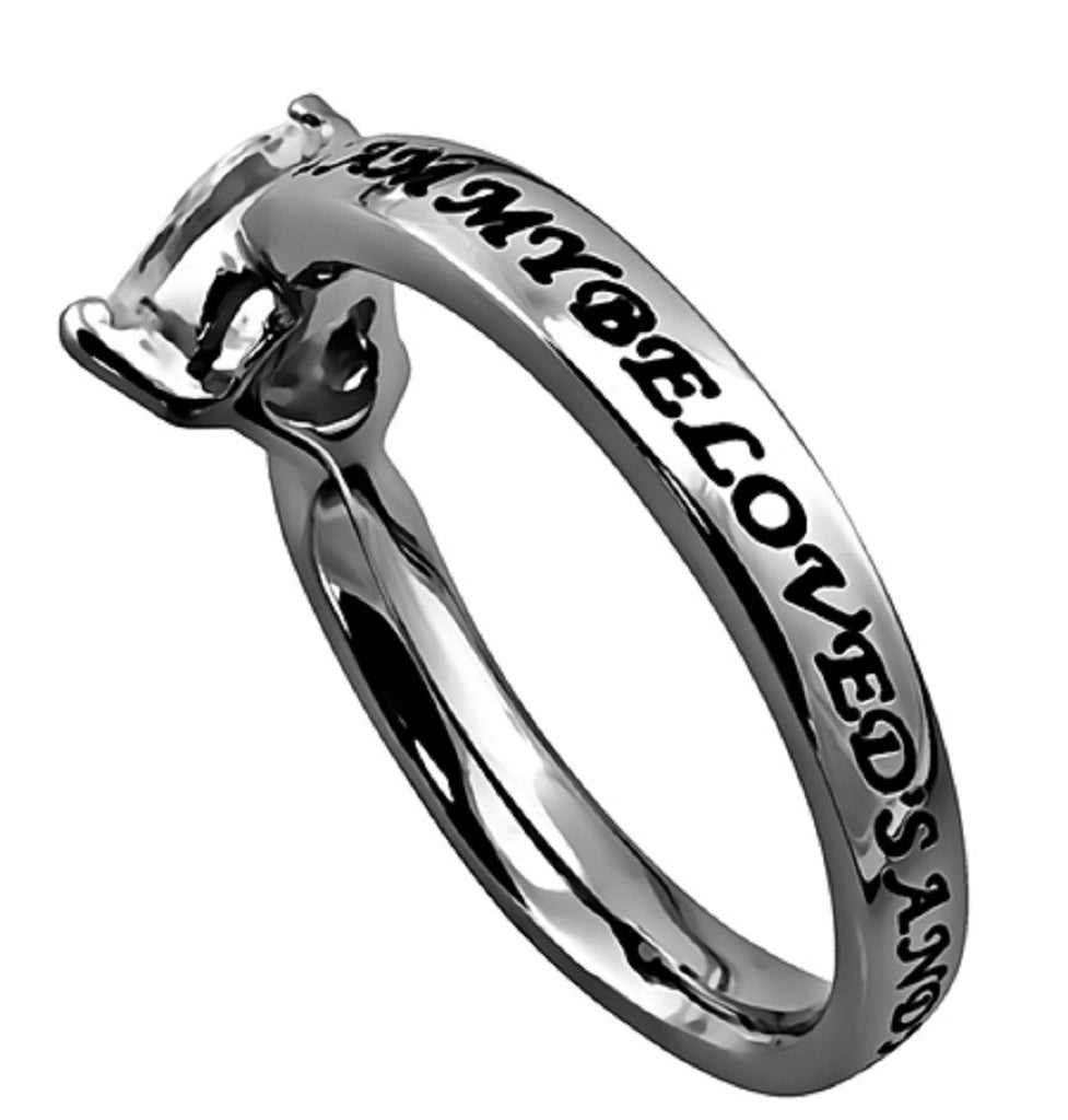True Love Waits Solitaire Heart Ring