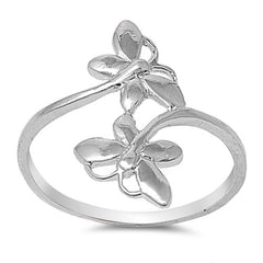 Playful Butterfly Ring, 925 Sterling Silver, Christian Inspired Jewelry