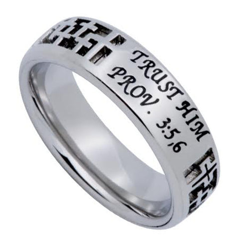 Proverbs 3: 5-6 Ring