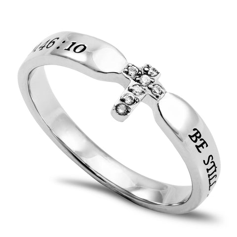 Psalm 46 10 Ring Be Still Cross for Her