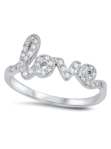Sparkly Love Ring