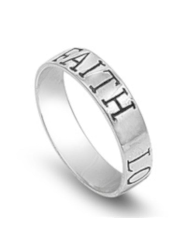 True Love Waits Ring, Sterling Silver Thin Band for Girls – North